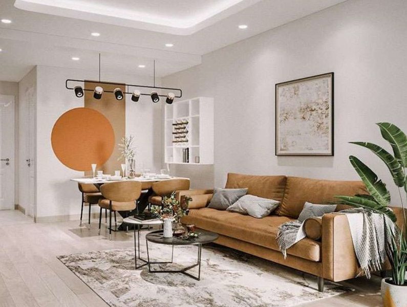 Thiết kế nội thất chung cư 100m2 HC Golden City | Quietlux