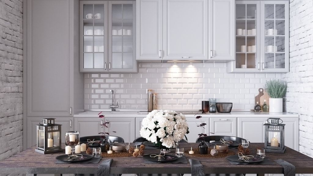 Tủ bếp - Hợp mệnh Thủy cát tường QuietLux 2026