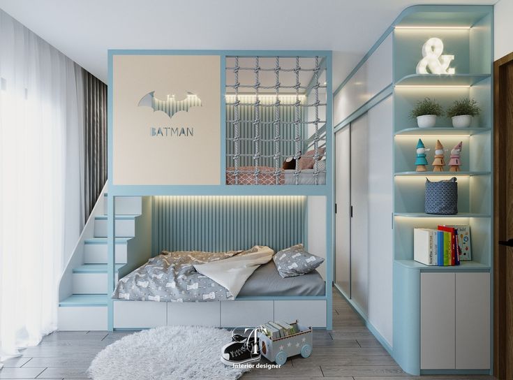 Giường tầng trẻ em Mẫu 04 - Giường tầng trẻ em cao cấp QuietLux