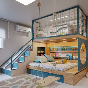 Giường tầng trẻ em Mẫu 08
