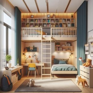 Giường tầng trẻ em Mẫu 52