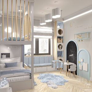 Nội thất phòng ngủ trẻ em Mẫu 34