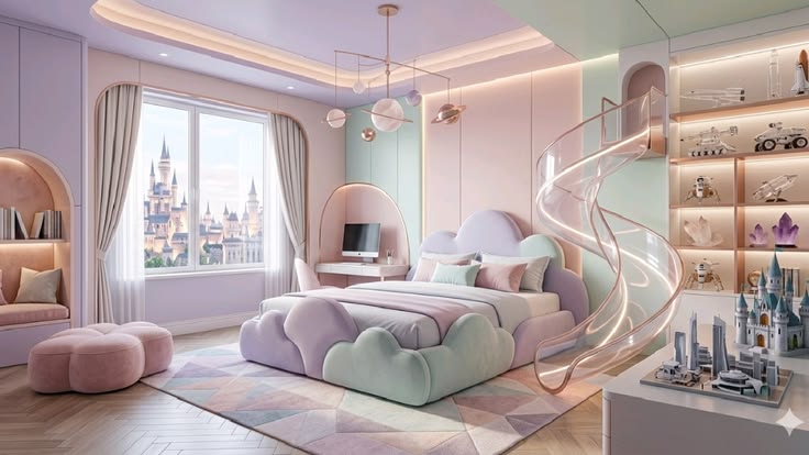 Nội thất phòng ngủ trẻ em Mẫu 44 - Thiết kế nội thất phòng ngủ trẻ em cao cấp QuietLux