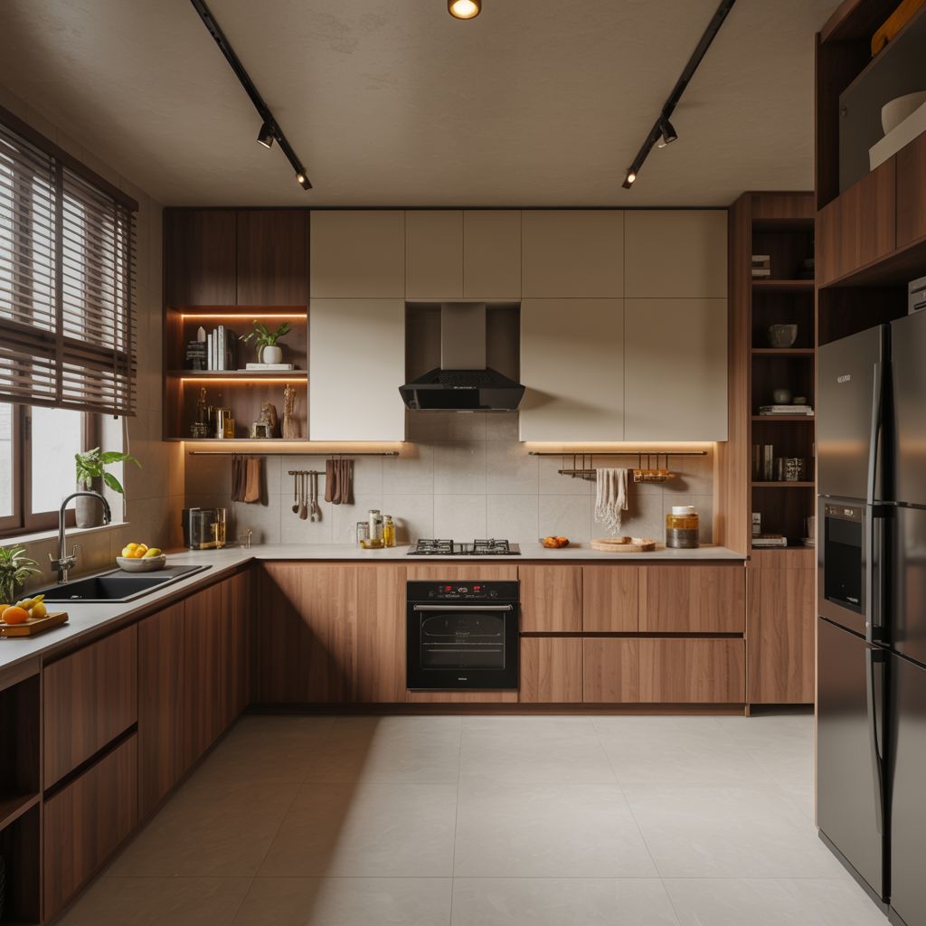 Tủ bếp hiện đại Mẫu 02 - Tủ bếp hiện đại cao cấp QuietLux