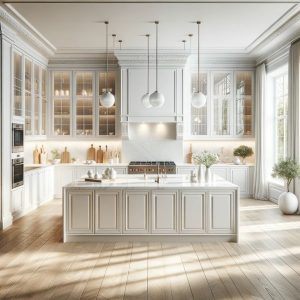 Tủ bếp tân cổ điển Mẫu 04