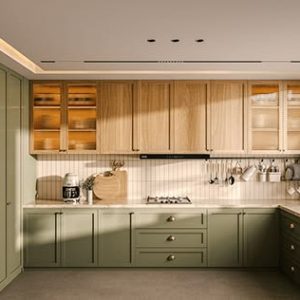 Tủ bếp tân cổ điển Mẫu 10